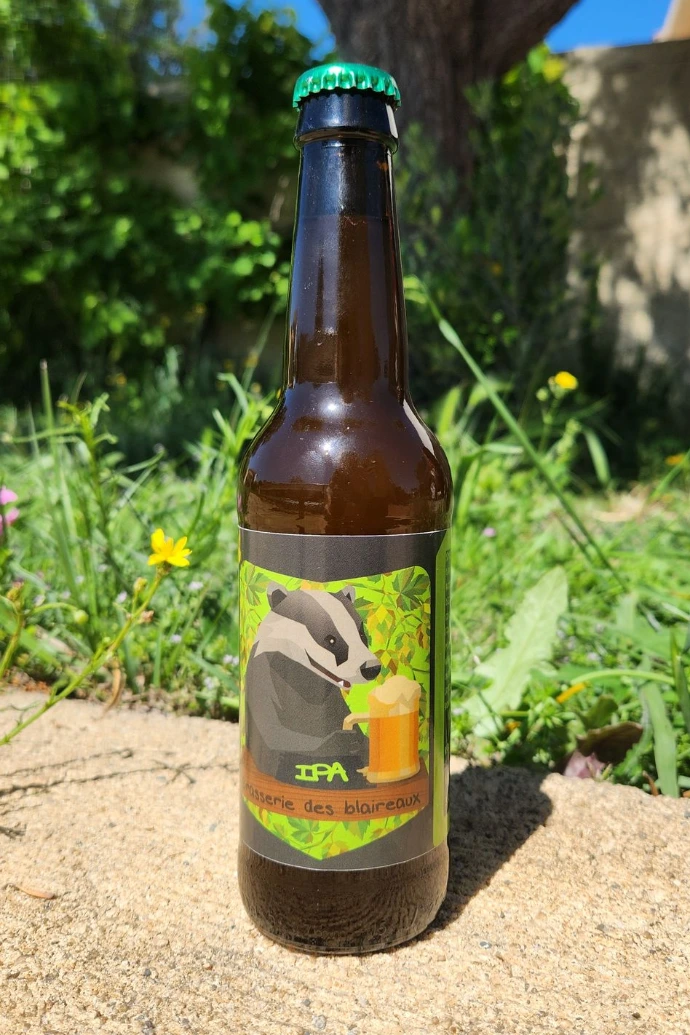 Bouteille de bière IPA Spider