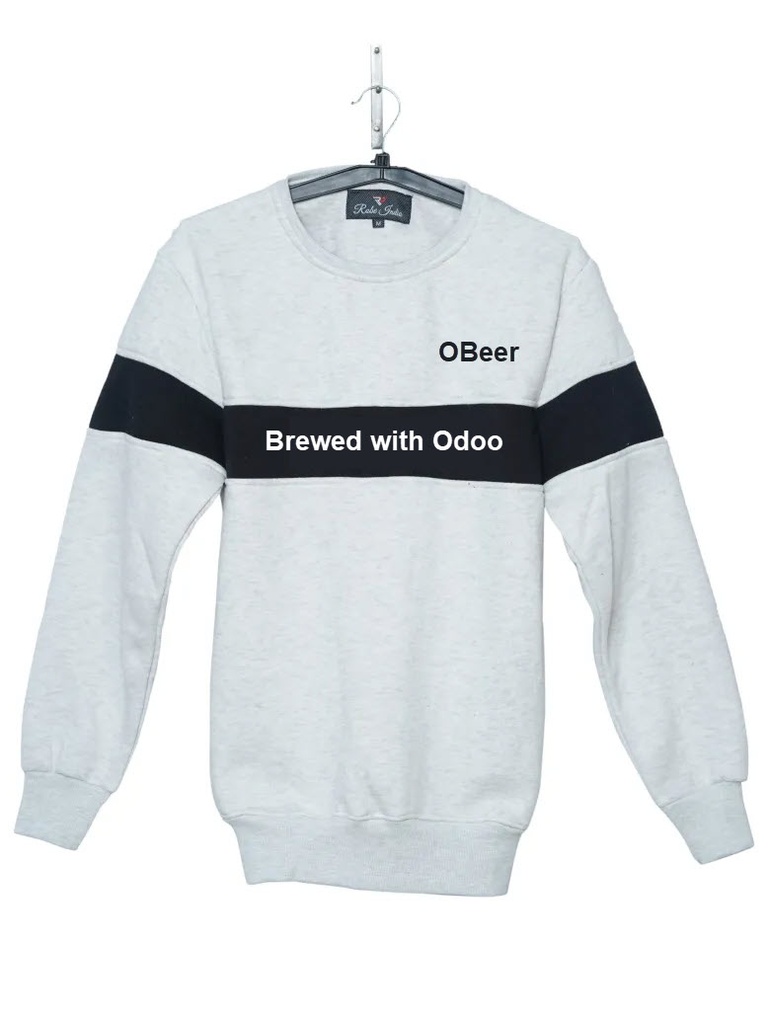 Sweat-shirt (Blanc, XS)